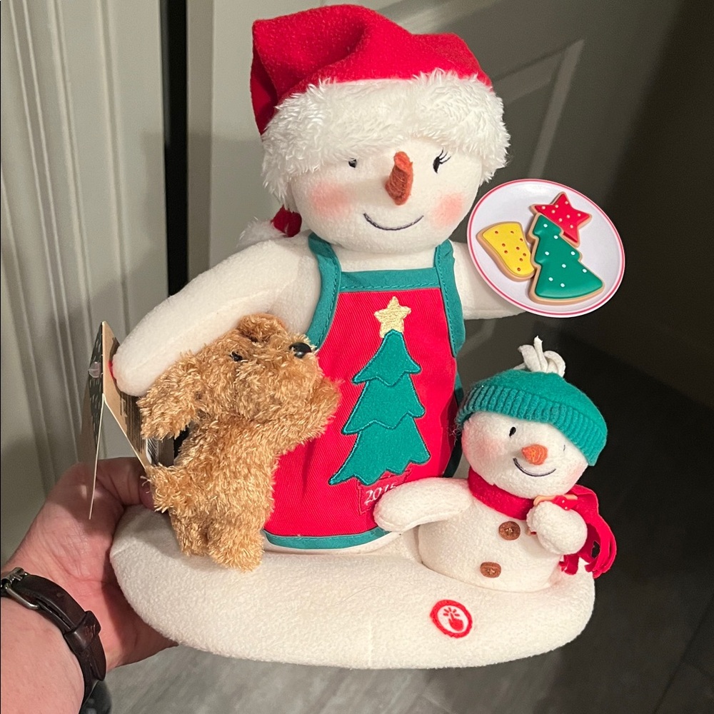 Hallmark Red and White Snowman Holiday Decor